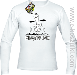 Hurra piątecek - longsleeve męski biały