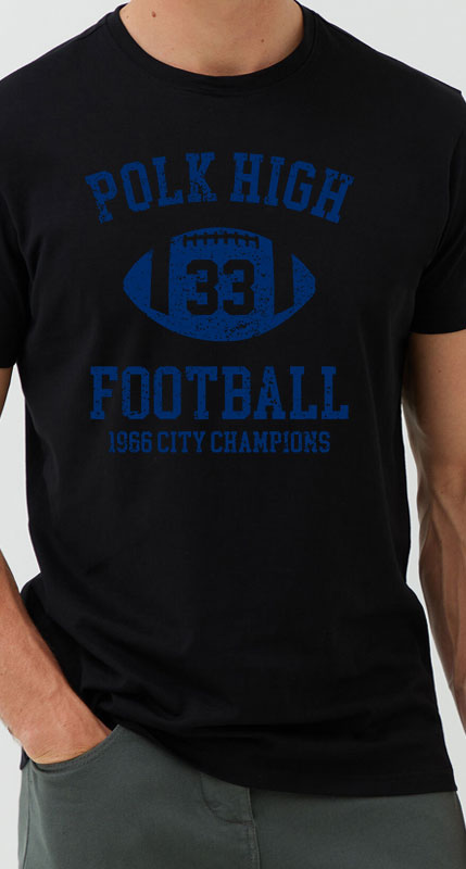 POLK HIGH 33 Football 1966 City CHAMPIONS2 -